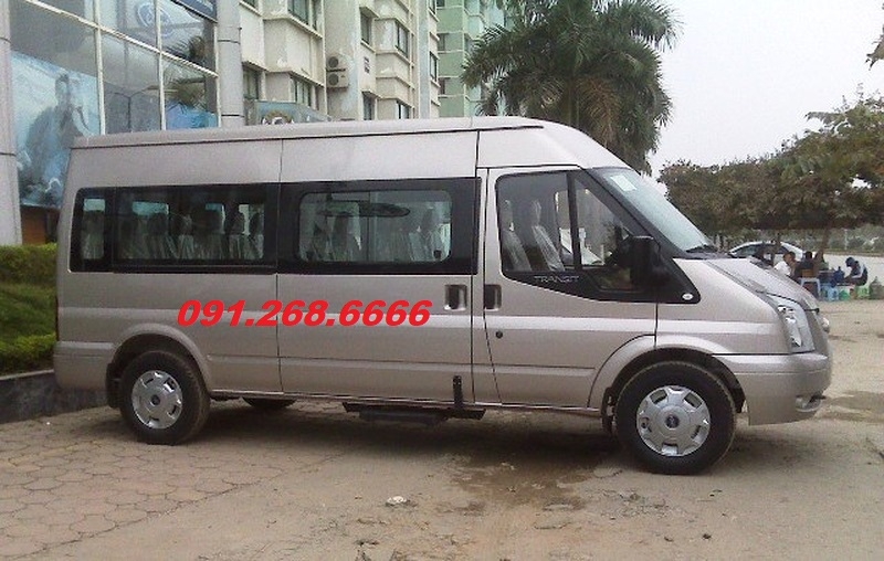 Thuê xe du lịch 16 chỗ ford transit đón tại sân bay nội bài đi về tỉnh bắc giang giá rẻ